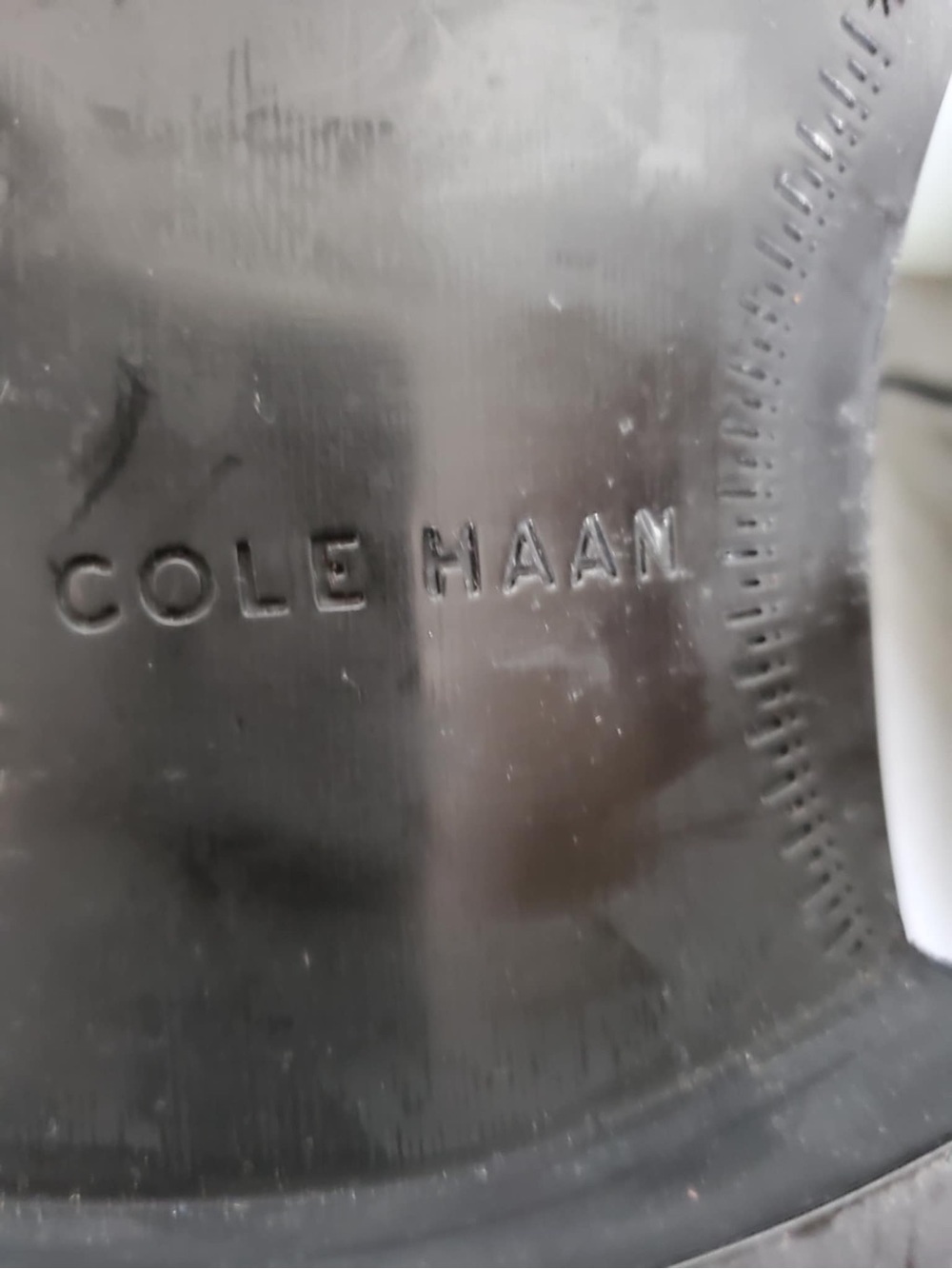 Cole Haan Grand OS Mens Size 10.5 Black Leather Cap Toe Oxfords Dress Shoes - Picture 10 of 12